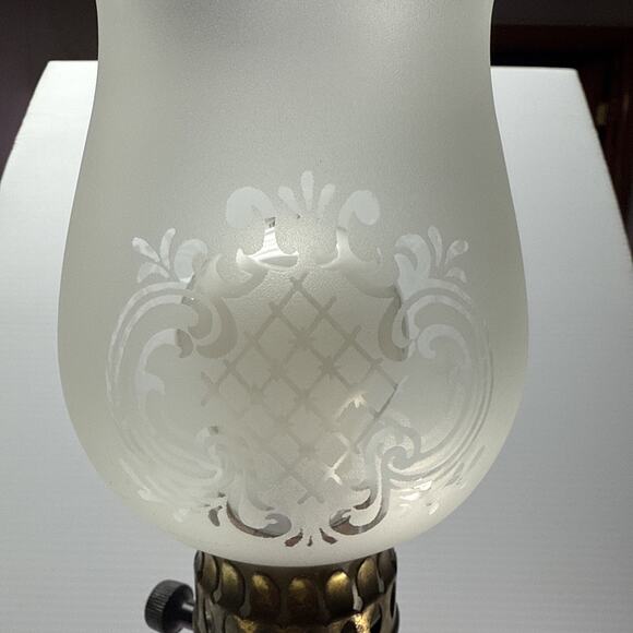 Vtg Fenton Cranberry Coin Dot Opalescent Marble Base Lamp Electric Marble Base - Picture 13 of 16